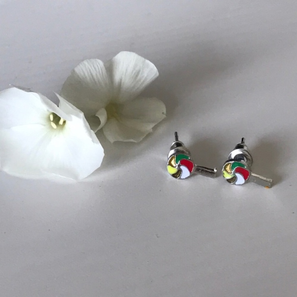 Sweet Treat Lollipop Stud Earrings 🍭